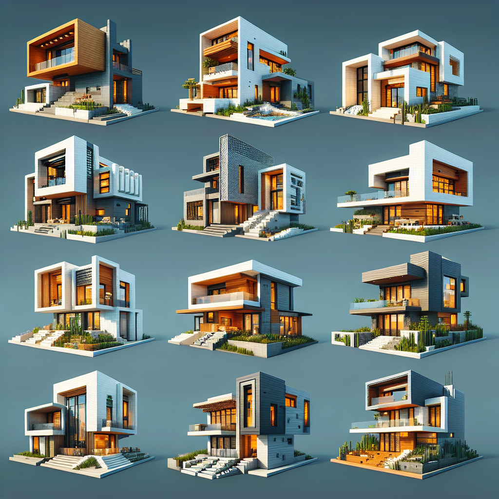 10 Stunning Modern Minecraft House Designs to Inspire Your Next Build